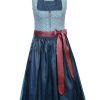 Damen MarJo Dirndl | Marjo Trachten Dirndl "Jill" Traditionell 595958 | Petrol - 58Cm