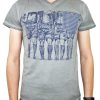 Herren Krüger BUAM Shirts | Kruger Buam T-Shirt Krachlederne - Grau