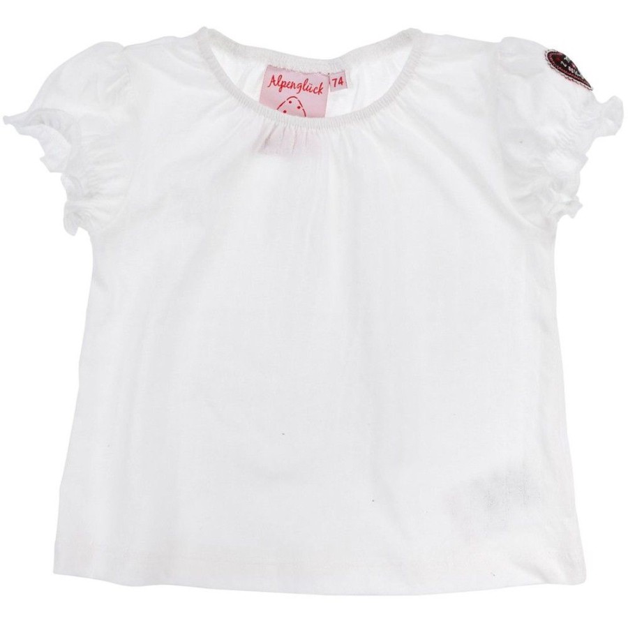 Madchen BONDI Fur´S Baby | Bondi Baby Madchen Halbarm Unterziehshirt Puffarmel 86756 | Weis