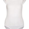 Damen MarJo Bodys | Marjo Damen Trachten Body "Fanessa-Emely" Kurzarm | Weis