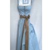 Damen Turi Landhaus Dirndl | Turi Damen Dirndl "Bernadett" Traditionell | Hellblau - 70Cm