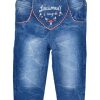 Madchen BONDI Hosen | Bondi Baby Madchen Jeans "Lausmadl" 86684 | Blue Denim