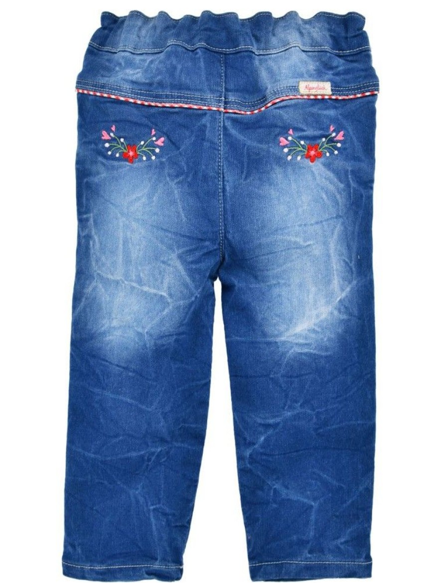 Madchen BONDI Hosen | Bondi Baby Madchen Jeans "Lausmadl" 86684 | Blue Denim