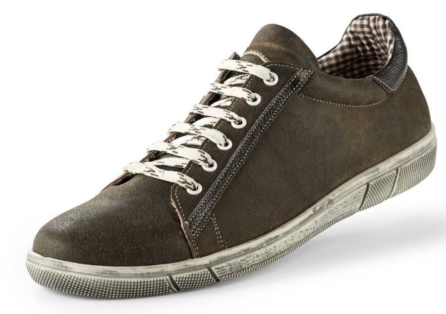 Herren Maddox Sneaker | Maddox Trachtenschuhe Sneaker "Siegfried" Fur Herren | Farbe: Bernstein