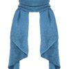 Damen Trachtenland Trachtentucher | Kuscheliger Winter Schal "Eliana" 250 X 63 Cm | Jeansblau