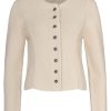 Damen Isar-Trachten Trachtenjacken | Isar-Trachten Damen Strickjacke "Saskia" 57102 | Natur