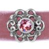 Schmuck LUISIA® | Luisia® Samt Kropfband Annina Mit Ornament Und Kristall Von Swarovski® - Altrosa