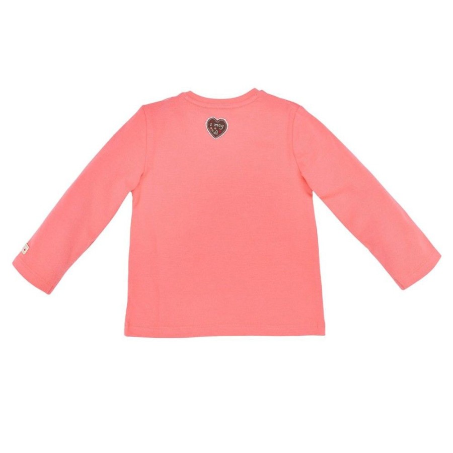 Madchen BONDI Fur´S Baby | Bondi Baby Madchen Langarmshirt "Herzlein" 86671 | Candy Rosa