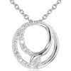 Schmuck LUISIA® | Luisia® Halskette Mit Anhanger "Infinity" 66523 | 925 Silber (50 Cm Lange)