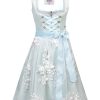 Damen MarJo Dirndl | Marjo Trachten Dirndl "Scarlett" Spitzenschurze 596658 | Mintgrun - 58Cm