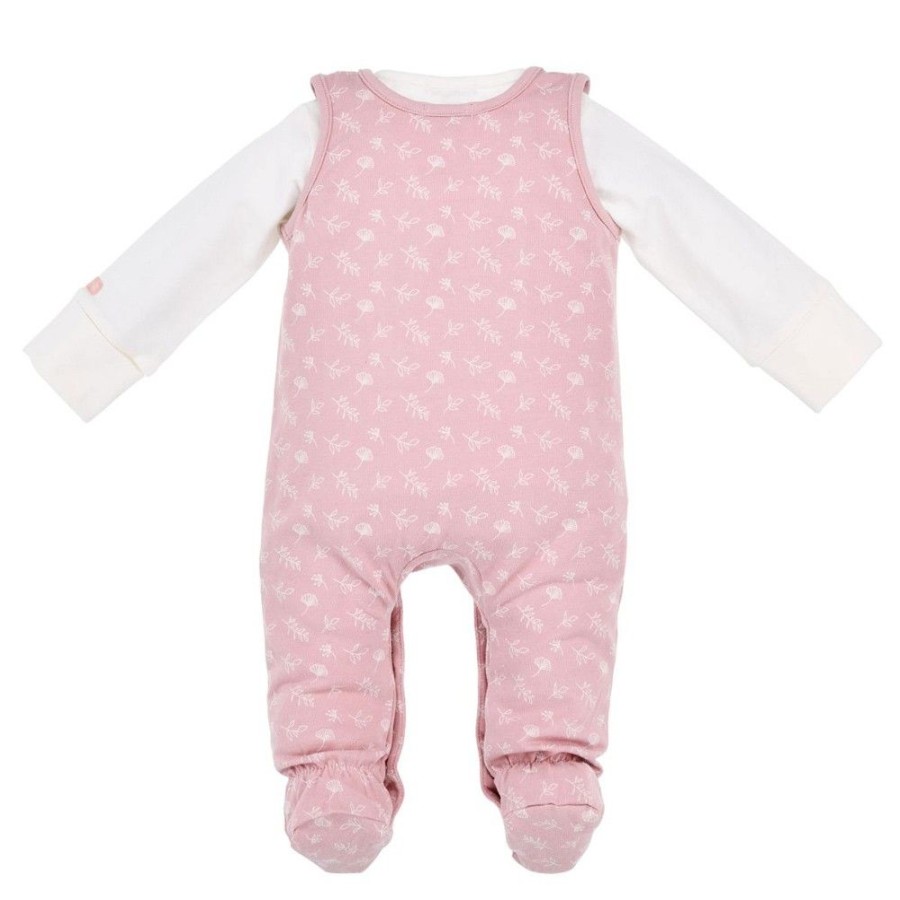 Madchen BONDI Baby Strampler | Bondi Baby Strampelanzug "Eulenfamilie" 2-Tlg. 93735 | Rosewood Rosa