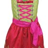 Madchen Isar-Trachten Dirndl | Isar-Trachten Jugend Dirndl "Clarissa" | Grun Pink