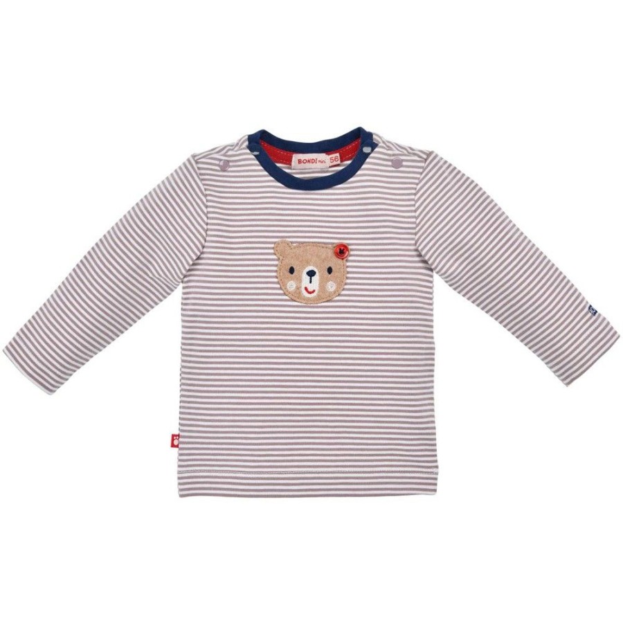 Jungen BONDI Fur´S Baby | Bondi Baby Langarmshirt "Bar" 93761 | Beige