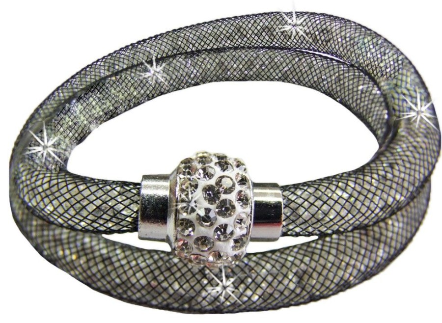 Schmuck Trachtenland | Stardust Armband Zweireihig Weis