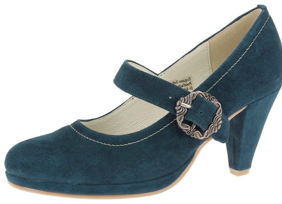 Damen Hirschkogel Pumps | Hirschkogel Damen Pumps "Sansa" Mit Riemchen 3005717 - Dunkelblau