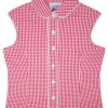 Madchen Isar-Trachten Blusen / Shirts | Isar-Trachten Kinder Trachtenbluse "Lilly" | Rot