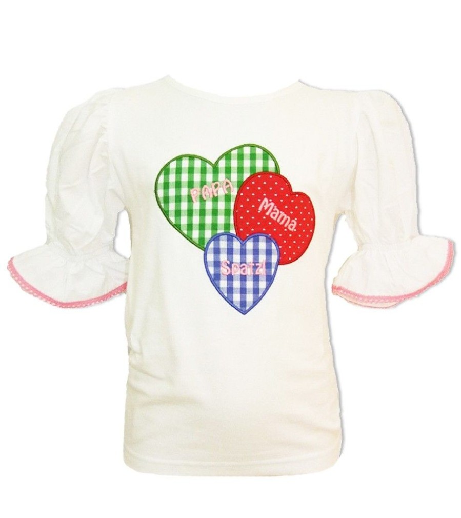 Madchen Isar-Trachten Blusen / Shirts | Kinder Trachten T-Shirt Spatzl