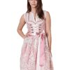 Damen Krüger MADL Dirndl | Kruger Dirndl "Sandi" Mit Spitzenschurze 414165 | Rosa 60Cm