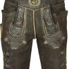 Herren Maddox Lederhosen | Maddox Kurze Herren Lederhose Buchner Mit Gurtel - Semina A. Coffee