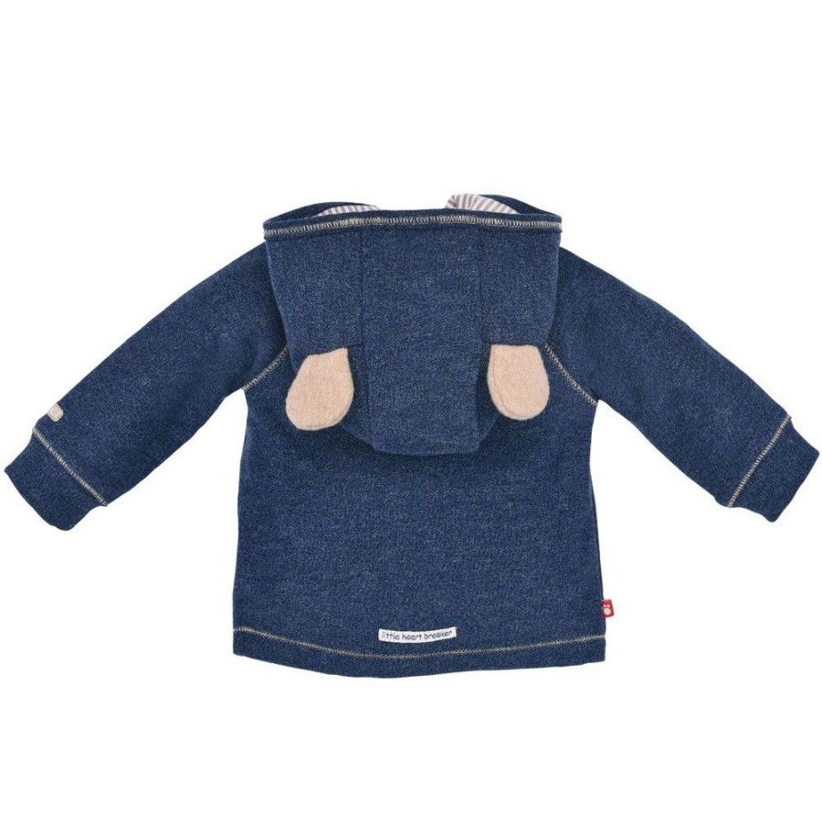 Jungen BONDI Fur´S Baby | Bondi Baby Jacke "Bar" Mit Kapuze 93760 | Navy