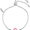 Damen LUISIA® Armbander | Luisia® Armband "Ciri" Mit Kristallen Von Swarovski® - Silber / Lotus Pink Delite