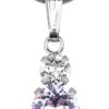 Schmuck LUISIA® Halsketten | Luisia® Halskette Emily Mit Kristallen Von Swarovski® - Flieder