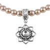 Schmuck LUISIA® | Luisia Perlencollier Tessa Mit Herzblute - Nougat