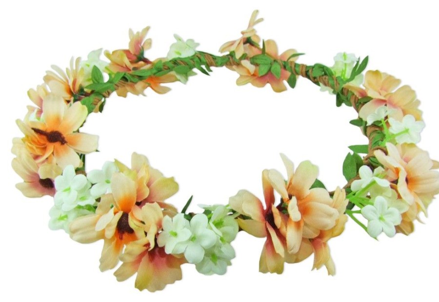 Damen Trachtenland Hute & Haarschmuck | Blumenkranz Anabel - Apricot