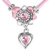 Schmuck LUISIA® | Luisia® Halskette Chiara Mit Herzblute, Strassherz Und Kristallen Von Swarovski® - Rosa