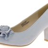 Damen Andrea Conti Pumps | Hirschkogel By Andrea Conti - Damen Pumps Mit Blume Hellblau