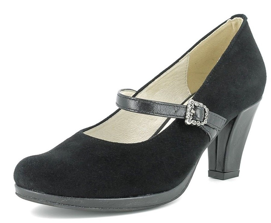 Damen Hirschkogel Pumps | Hirschkogel By Andrea Conti - Damen Pumps Mit Riemchen - Schwarz