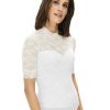 Damen Nina von C. Bodys | Nina Von C. Trachten Blusen Body "Diana" 16580892 | Weis