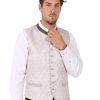 Herren Krüger BUAM Westen | Kruger Herren Trachten Weste "Korbinian" 953162 | Beige