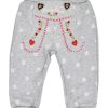 Jungen BONDI Fur´S Baby | Bondi Baby Kinder Laufhose Jogginghose "Herzilein" 86563 | Grey-Melange