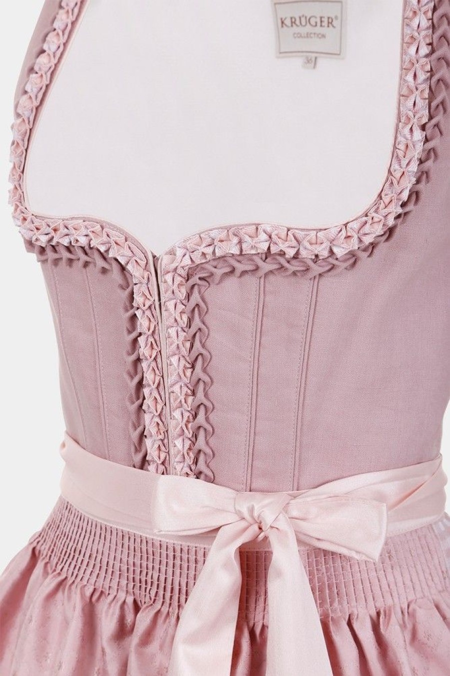 Damen Krüger Dirndl Dirndl | Kruger Collection Damen Dirndl Rosa - Rose 70Cm