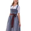 Damen Trachten Deiser Dirndl | Trachten Deiser Damen Dirndl "Beatrice" Traditionell | Blau - 70Cm