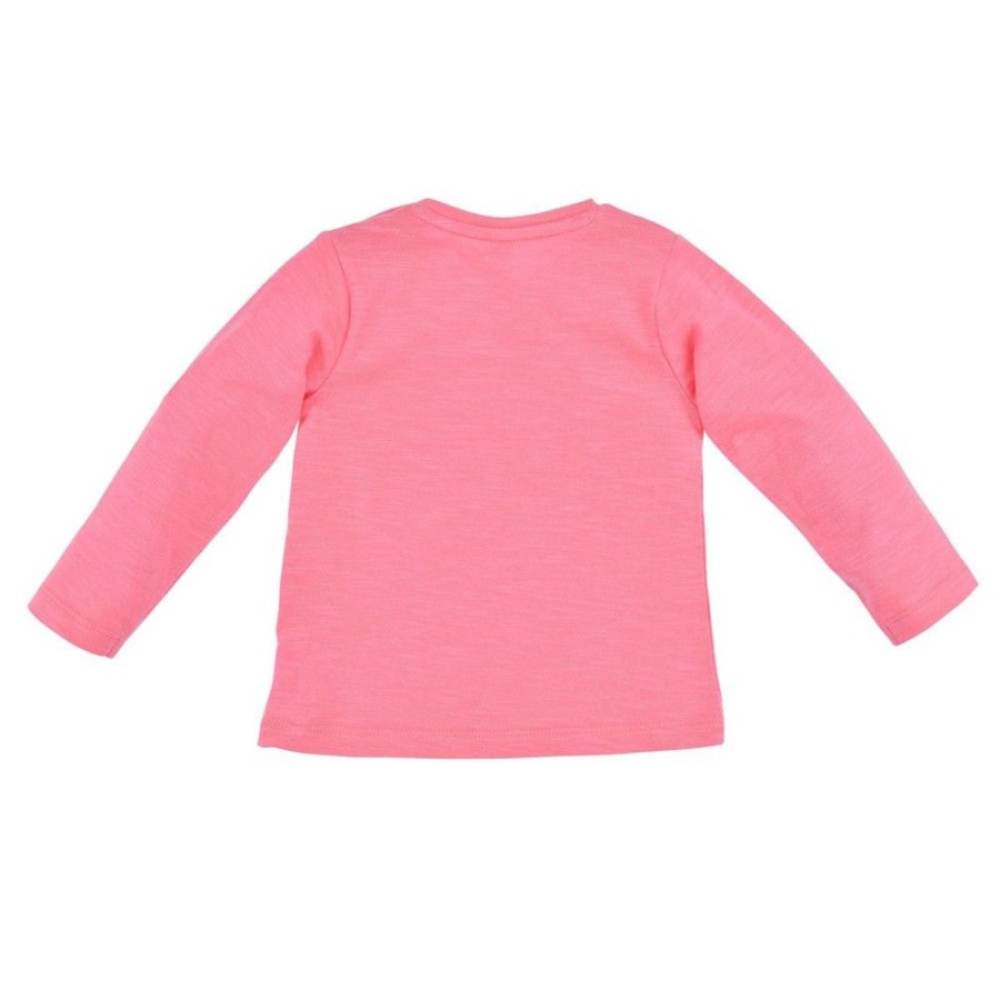 Madchen BONDI Fur´S Baby | Bondi Baby Madchen Langarmshirt "Waldtiere" 86662 | Candy Rosa