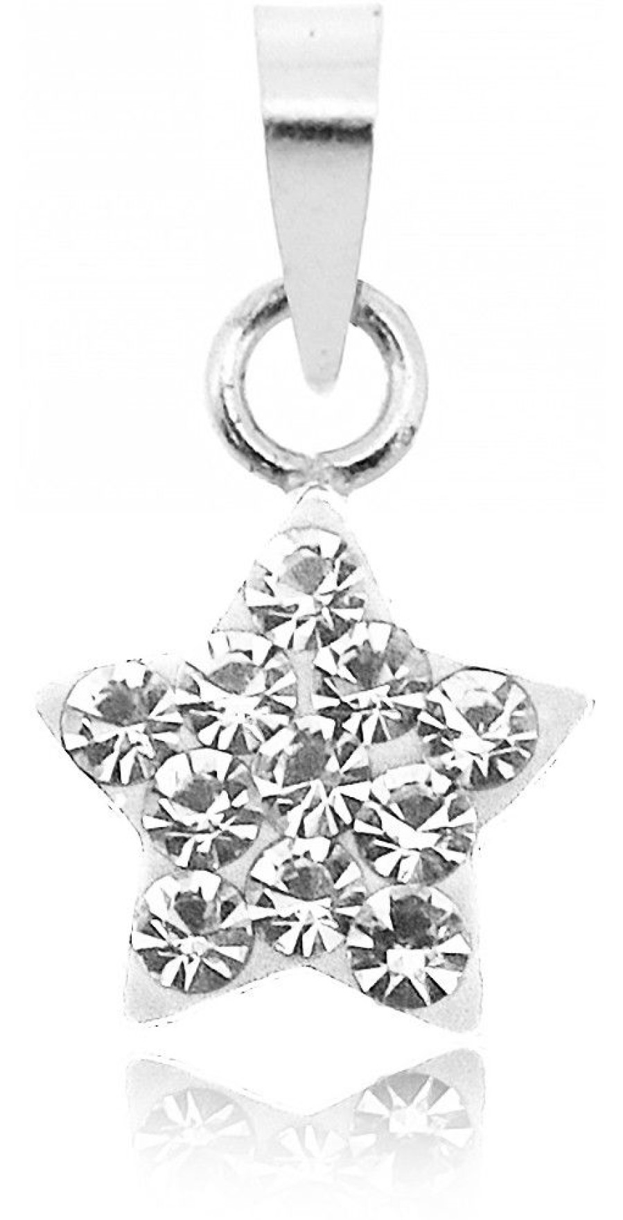 Schmuck LUISIA® | Luisia® Kettenanhanger Stern Mit Kristallen Von Swarovski® - 925 Sterling Silber - Kristall