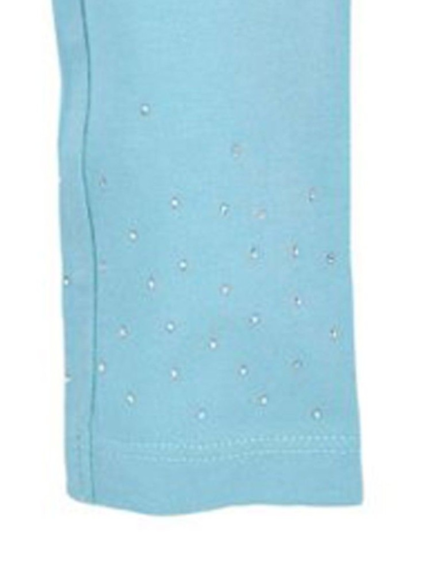 Madchen BONDI Hosen | Bondi Baby Madchen Leggings Mit Glitzersteinen 36207 | Blau