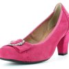 Damen Andrea Conti Pumps | Andrea Conti - Trachten Pumps Mit Zierschnalle - Pink