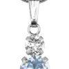 Schmuck LUISIA® | Luisia® Halskette Emily Mit Kristallen Von Swarovski® - Hellblau