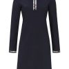 Damen Ringella Nachtwasche | Ringella Langarm Nachthemd "Winter Colours" 2511039 | Dark Navy