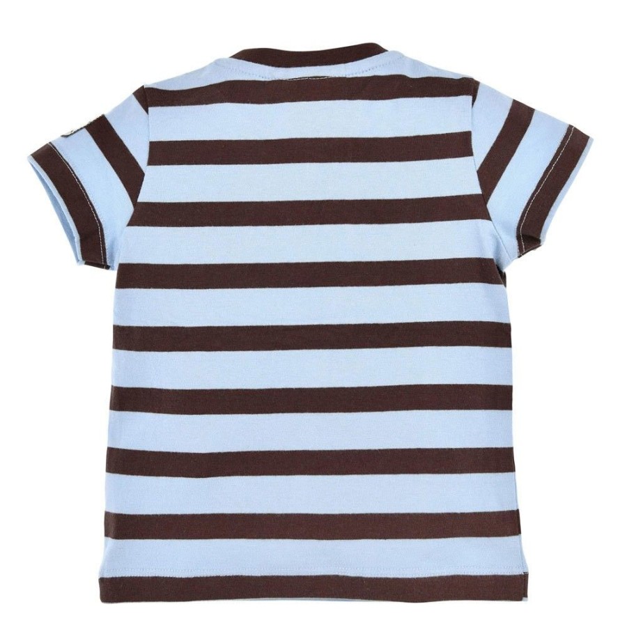 Jungen BONDI Fur´S Baby | Bondi Jungen T-Shirt "Lausbub" Mit Brezel 91370 | Blau Braun