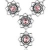 Schmuck LUISIA® Halsketten | Luisia Halskette Leandra Mit Herzbluten - Rosa