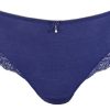 Damen Nina von C. Unters Dirndl | Nina Von C. Stringhipster Slip Mit Spitze | Lapis Tiefblau