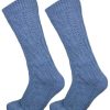 Herren Trachtenland Strumpfe | Kurze Trachtensocken Robin - Jeansblau