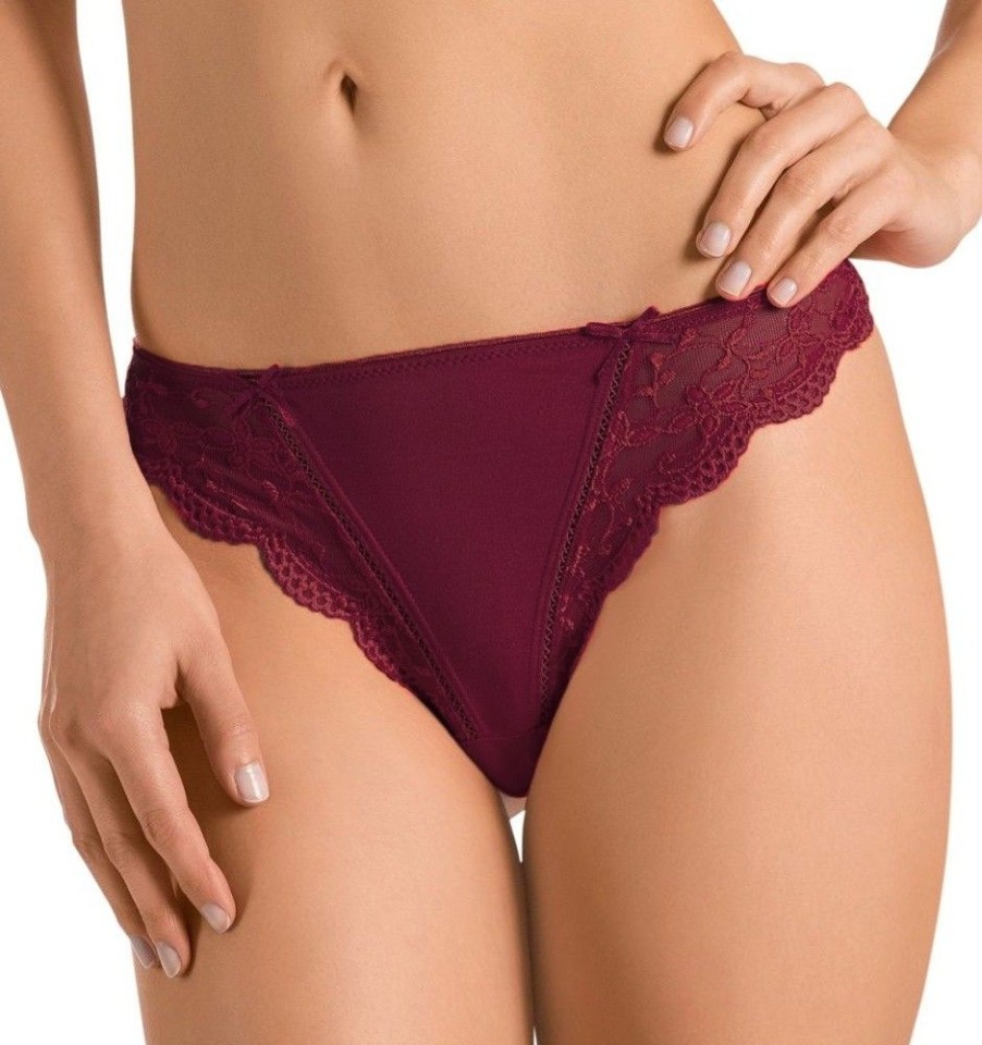 Damen Nina von C. Unters Dirndl | Nina Von C. String "Silver Edition" 48100971 | Bordeaux