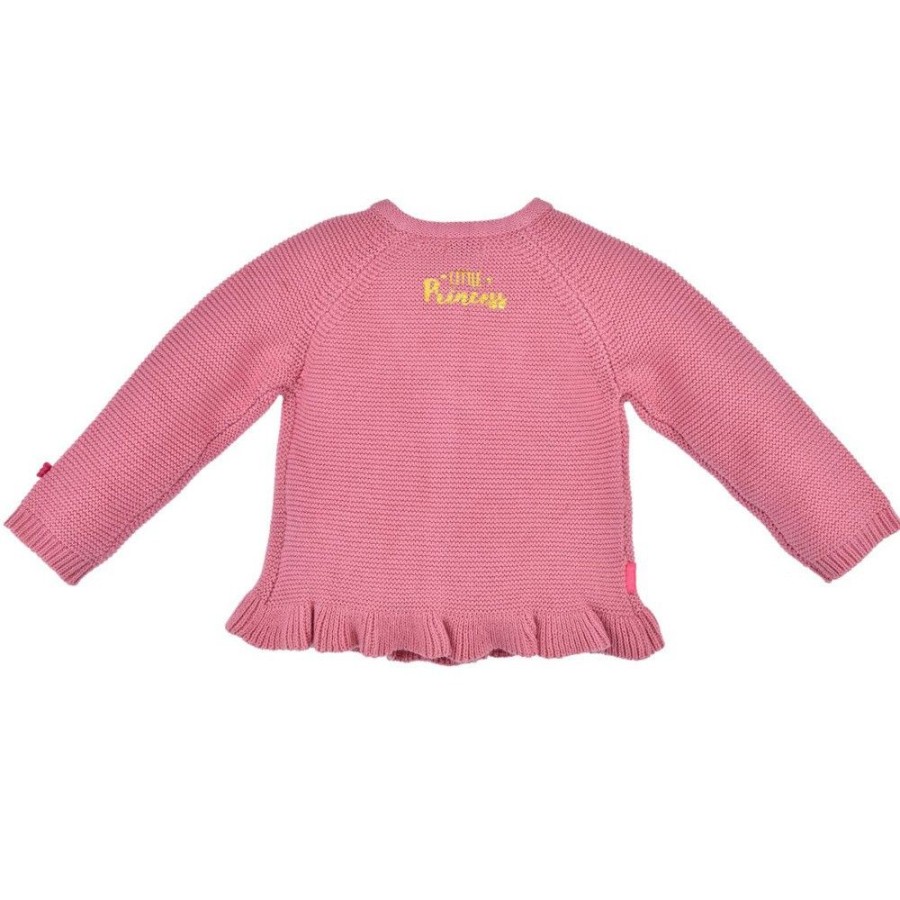 Madchen BONDI Fur´S Baby | Bondi Baby Madchen Strickjacke "Princess" Mit Rusche 86524 | Rosa