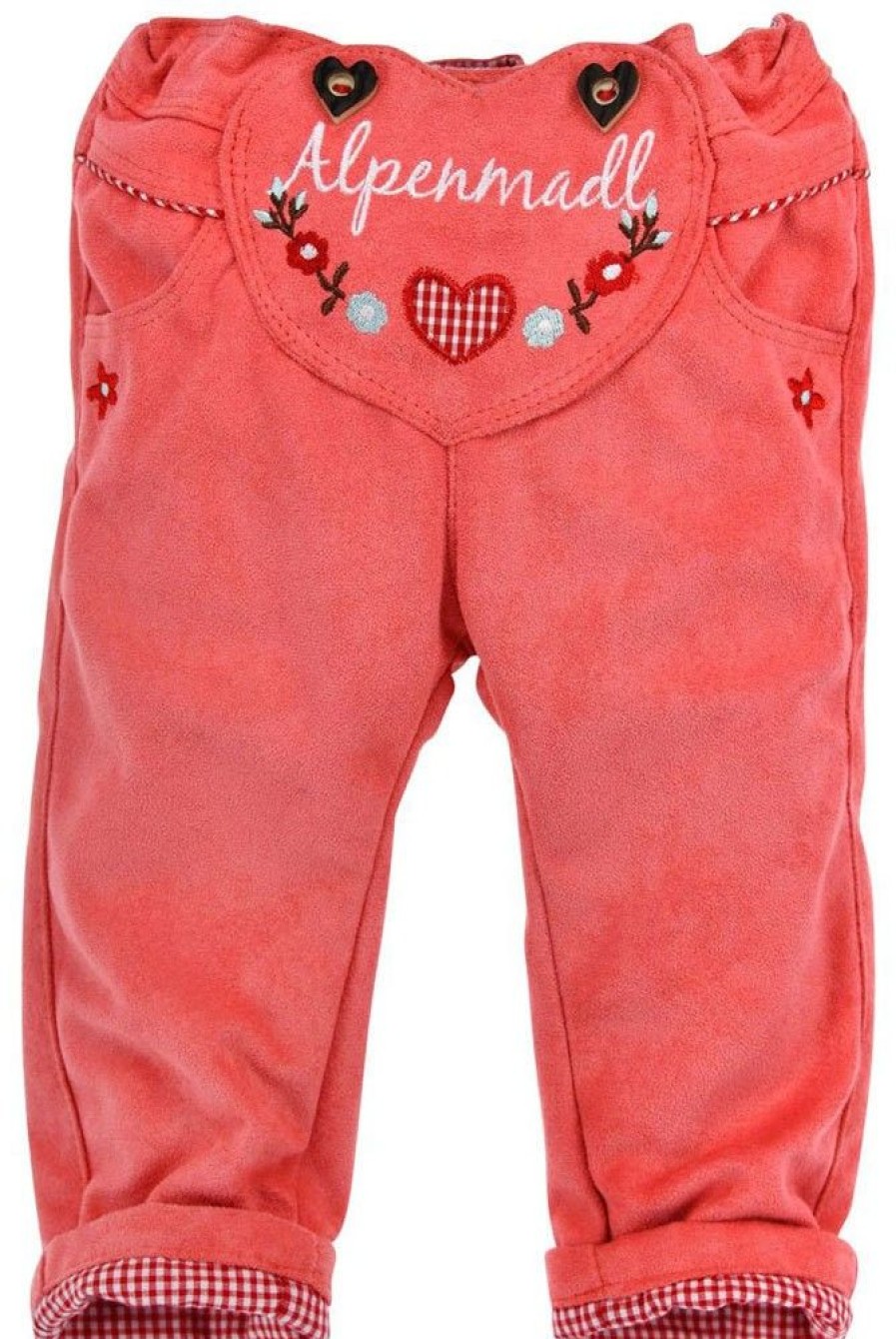 Madchen BONDI Fur´S Baby | Bondi Baby Madchen Trachten Kunstlederhose "Alpenmadl" Gefuttert 86366 - Melba