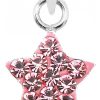 Schmuck LUISIA® | Luisia® Kettenanhanger Stern Mit Kristallen Von Swarovski® - 925 Sterling Silber - Rosa